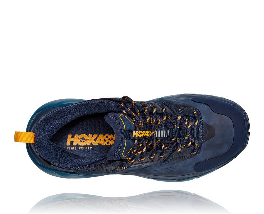 Tenis Hoka One One Trail Mujer Azul Marino - Kaha Bajos Gore-Tex - PFOH94016